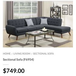 Gray Sectional Sofa