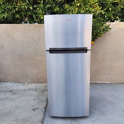 🔥3MONTHS WARRANTY 28X29X68 WHIRLPOOL FRIDGE 18CUFT SILVER