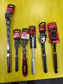Large New Craftsman Tool Lot – Ratchets, Socket Sets & Individual Sockets