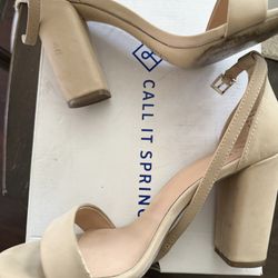 Beige Tan High Heels