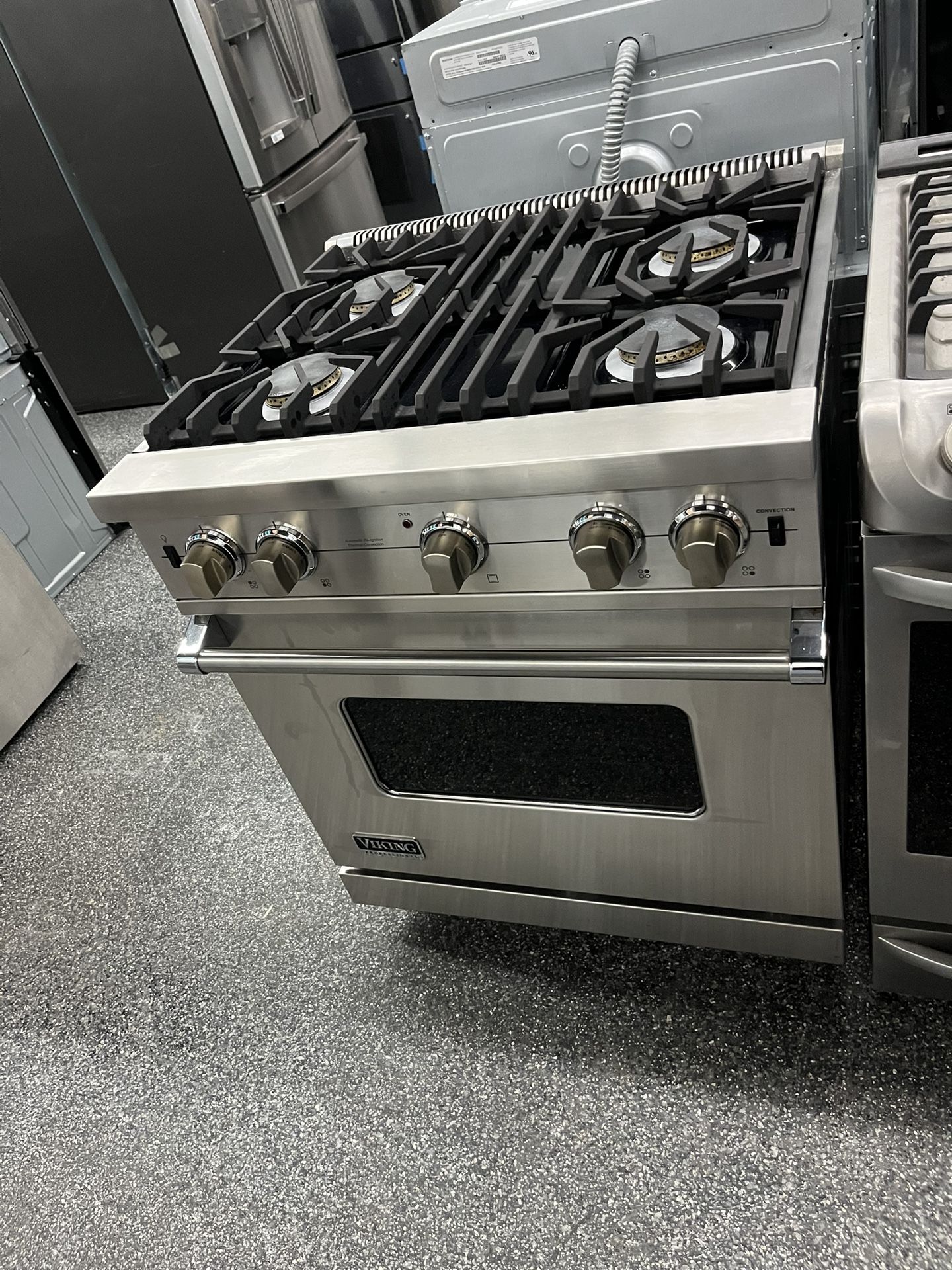 Viking Professional 30” Gas Range Stove Stainless Used