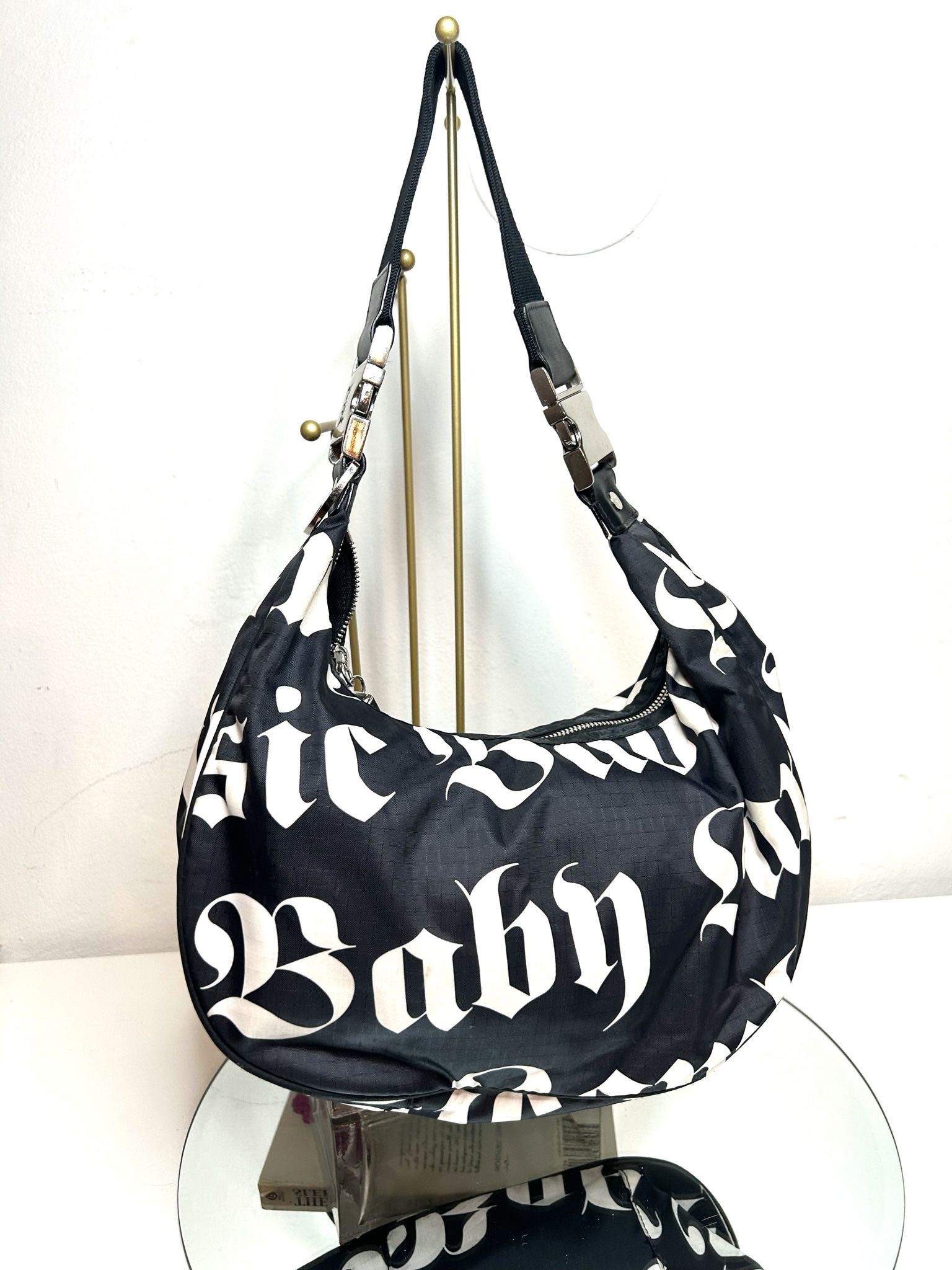Y2K L.A.M.B Black And White Bag