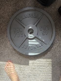 45 lb Olympic weight plates