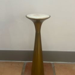 West Elm Marble Pedestal Drink Table