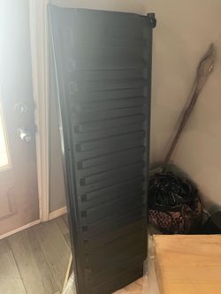 Black Louvered Interior truck tailgate