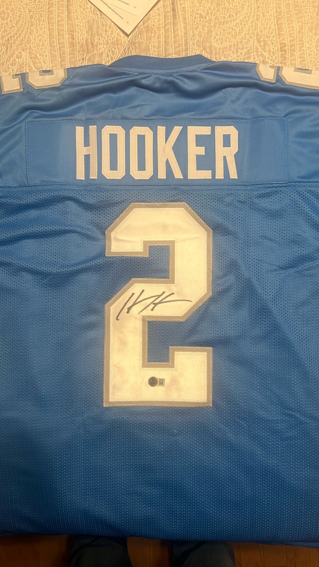 Custom Signed Autographed Jersey