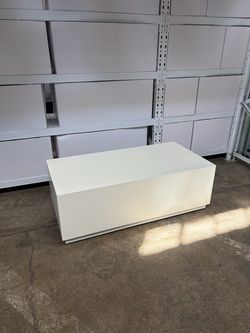White coffee table