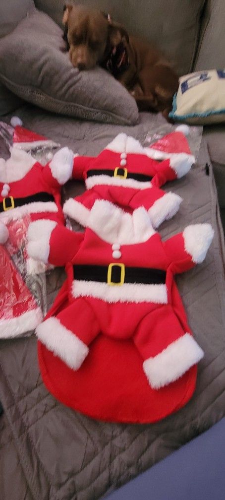 Christmas Cat/Dog Santa Suits