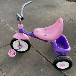 Tricycle:  Little Girls Tricycle,  Used Only A Few Times.  EC