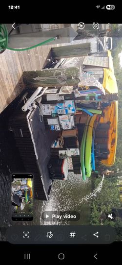 20ft Pontoon Tiki Boat Commercial size grill party food Boat Yamaha outboard & paddle boards & more