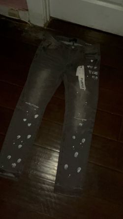 Purple jeans