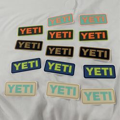Yeti Stickers 