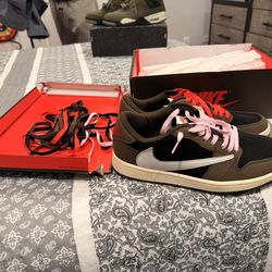 Travis Scott x Air Jordan 1 Low 'Mocha' “fake”