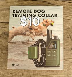 Dog training collar