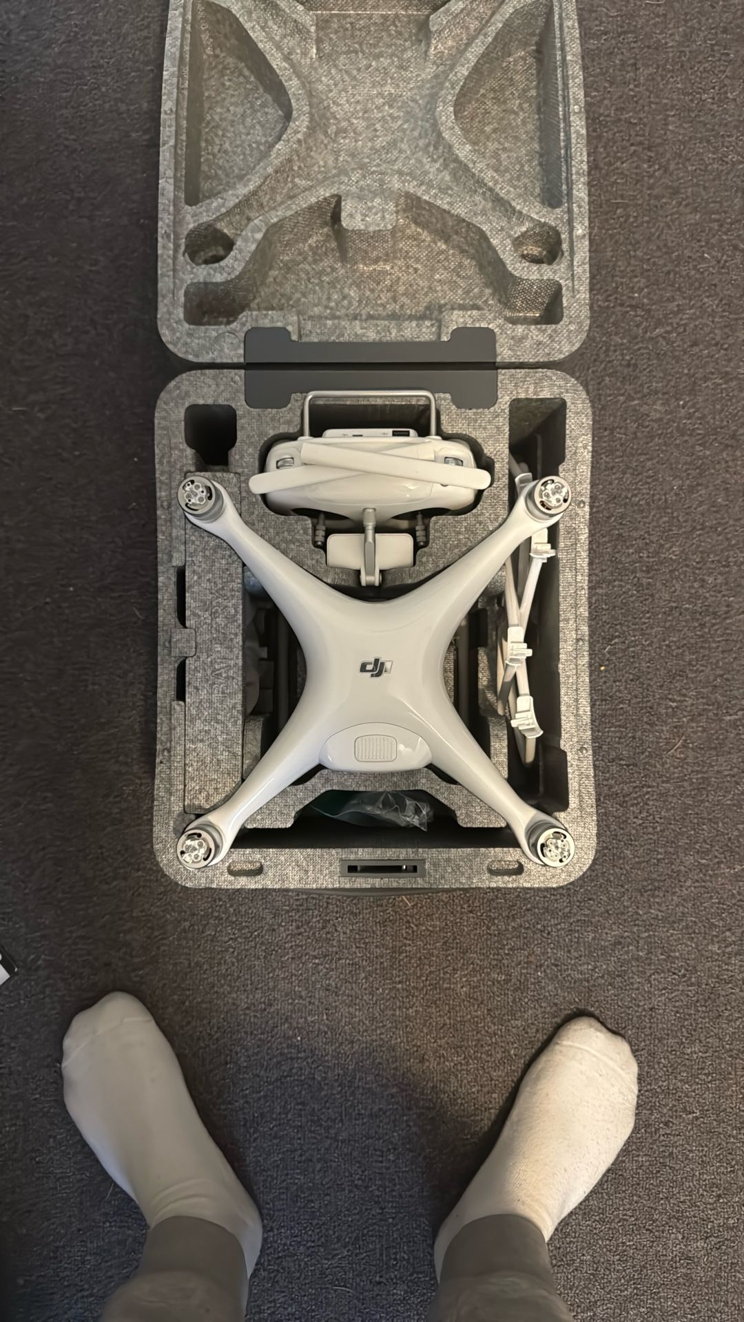 DJI Phantom 4 with prop guards