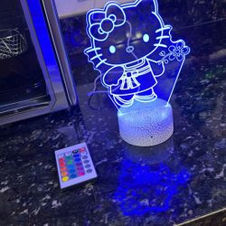 Hello Kitty Nightlight With Remote