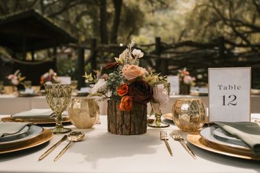 Wedding decor flower arrangement