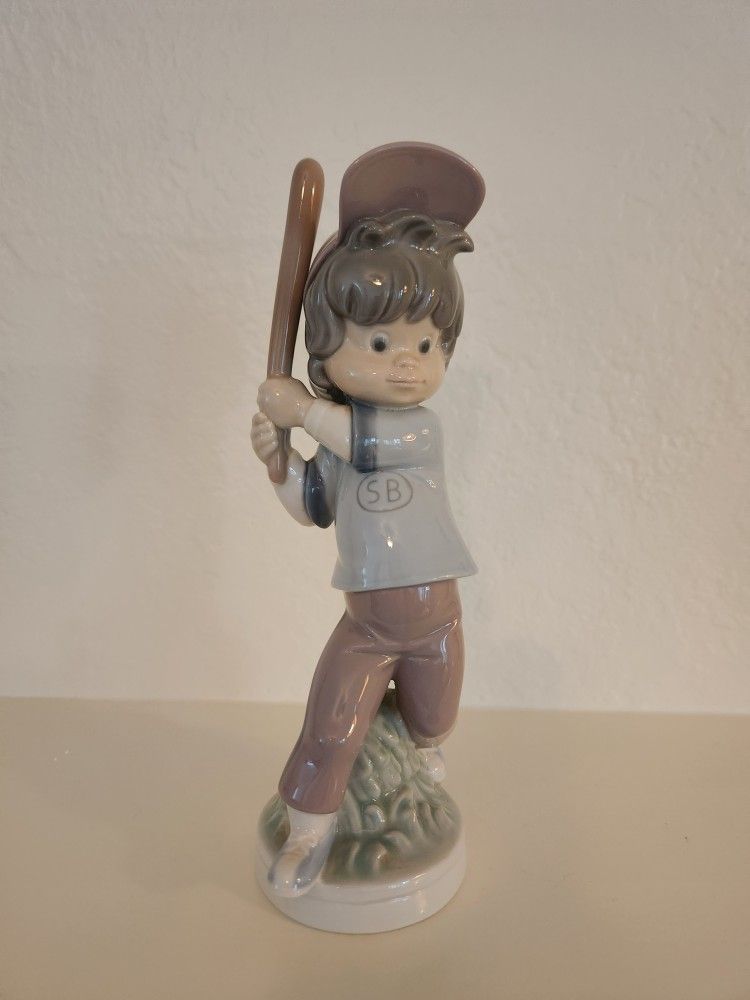Lladro Billy Baseball Figurine