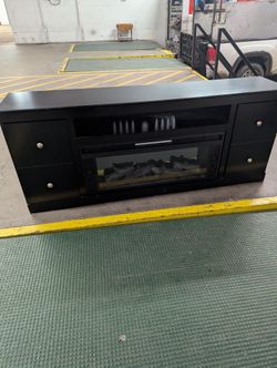Black Fireplace Heater Organizer 