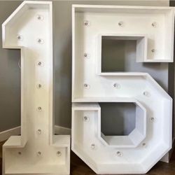 all numbers  available 4ft tall $55 each 