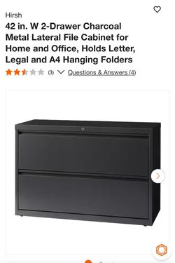 42 in metal file cabinet