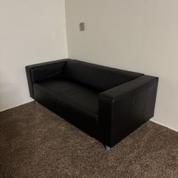 IKEA Black Sofa 