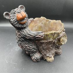 Black Bear Plant Holder