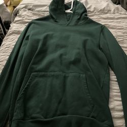 Lands End Green Hoodie Mens Small