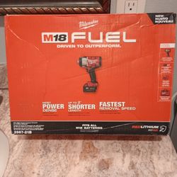 Milwaukee M18 Fuel 1/2" Impact Wrench with Battery and Charger - New - Firm Price 