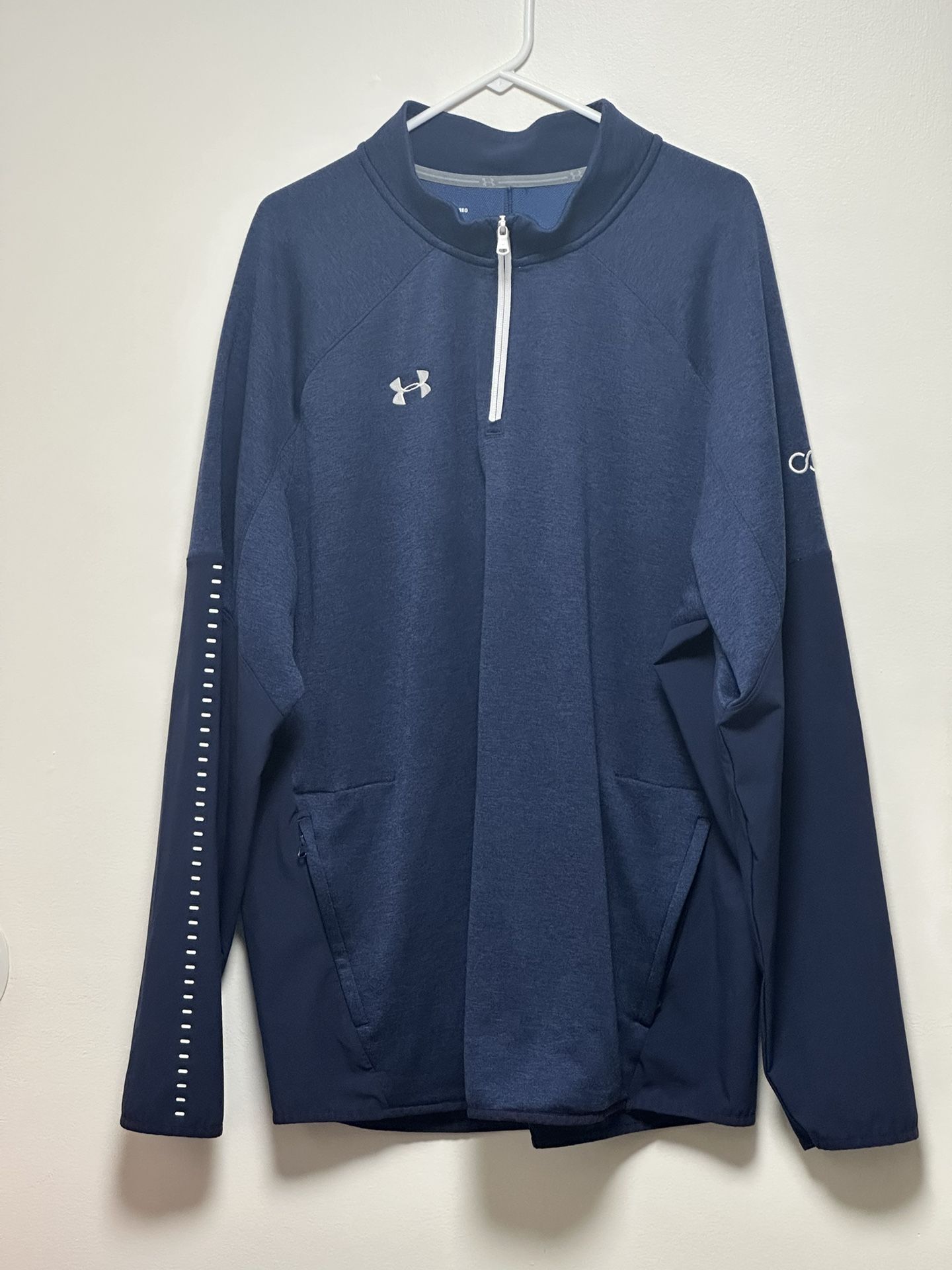 Under Armour Cold Gear Men’s 1/4 Zip Pull Over Jacket Size 3XL