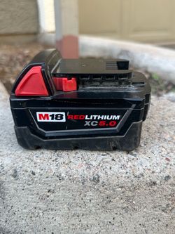 Milwaukee battery 5.0