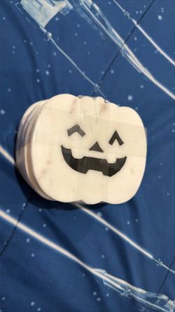 Marble Pumpkin Coasters