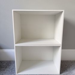White wood storage boxes