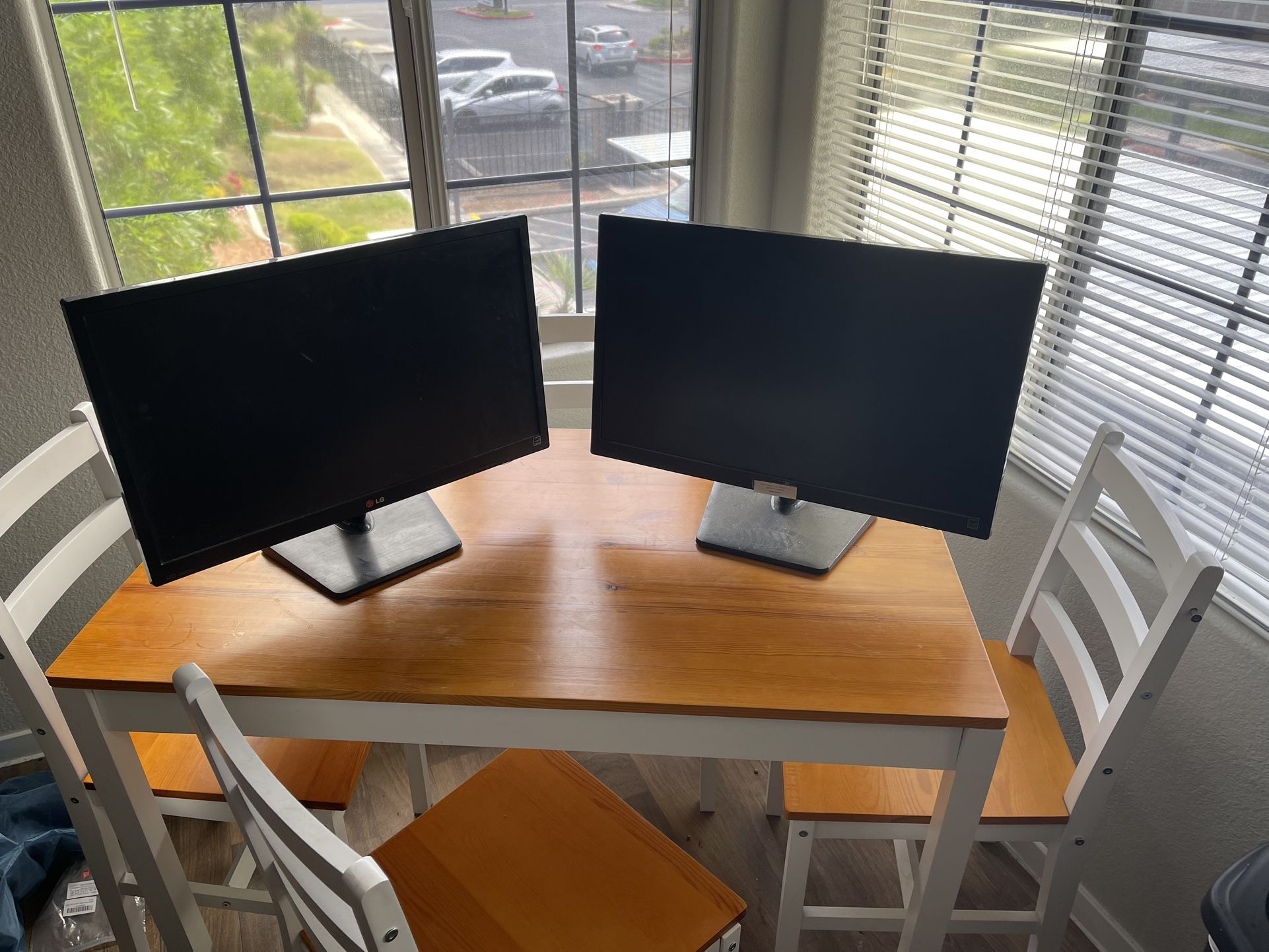 Dining room table and chairs