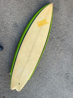 Old school surfboards vintage 5’10