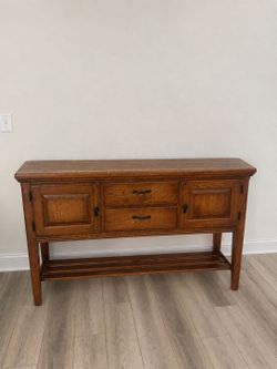 Buffet table