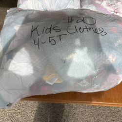 Grab bag girl clothes size 4-5T