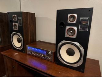 Vintage Fisher DS-826 Speakers