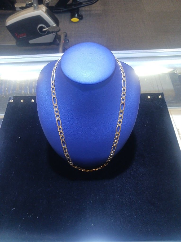 14 K Gold Figaro Chain