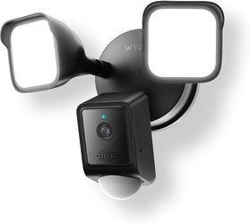 WYZE Floodlight Camera v2, Security Camera Outdoor, 2K HD with Color Night Vision, 2800-Lumen LEDs, 160° Wide View, 105dB Siren, Works with Alexa & Go
