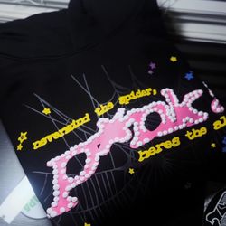 Spider hoodie black