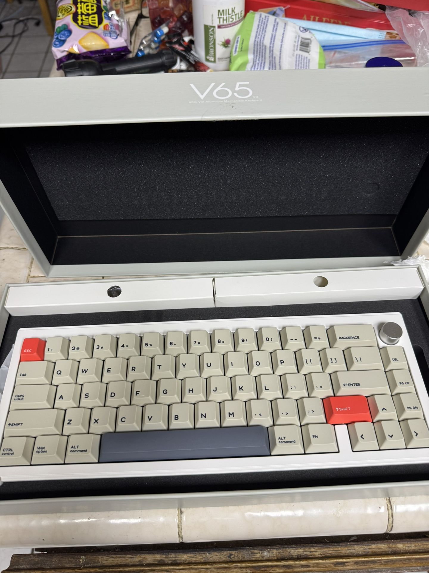 Cidoo V65 aluminum, custom, mechanical gaming keyboard