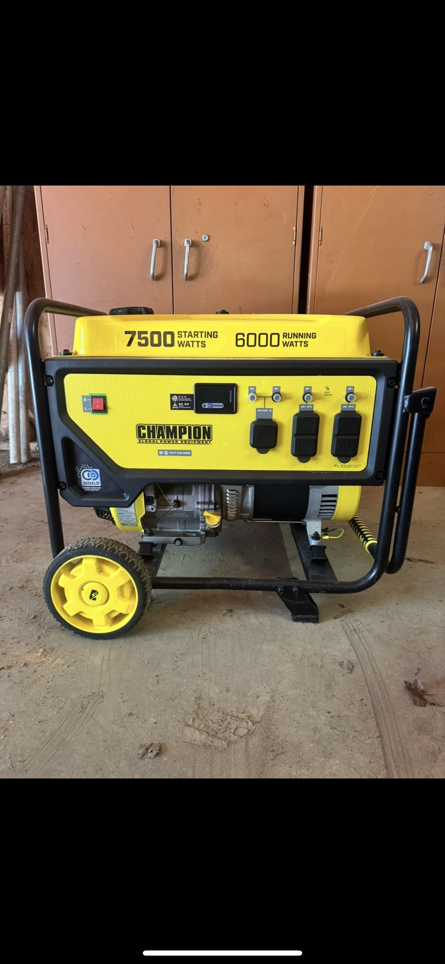 2021 Champion Generator Pull Start 7,500 Starting Watts 6,000 Running Watts