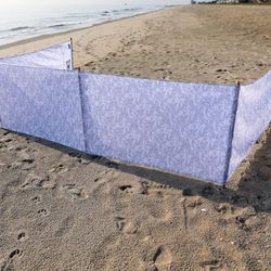 New Erda Artic Camo Pro Beach
Lightweight Windscreen/Privacy Screen. 32" Tall and 20 Feet Long 