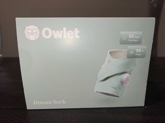 Owlet Dream Sock - Smart Wearable Baby Monitor with Live Heart Rate & Oxygen Alerts - Mint: Bluetooth & Wi-Fi Enabled
