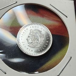1/10 oz .999 Fine Silver Aztec Calendar Round – Fractional Silver