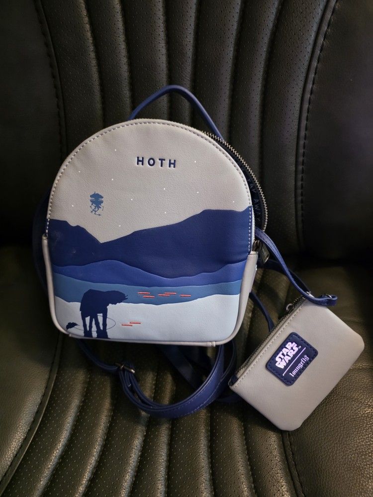 STAR WARS HOTH LOUNGEFLY MINI BACKPACK