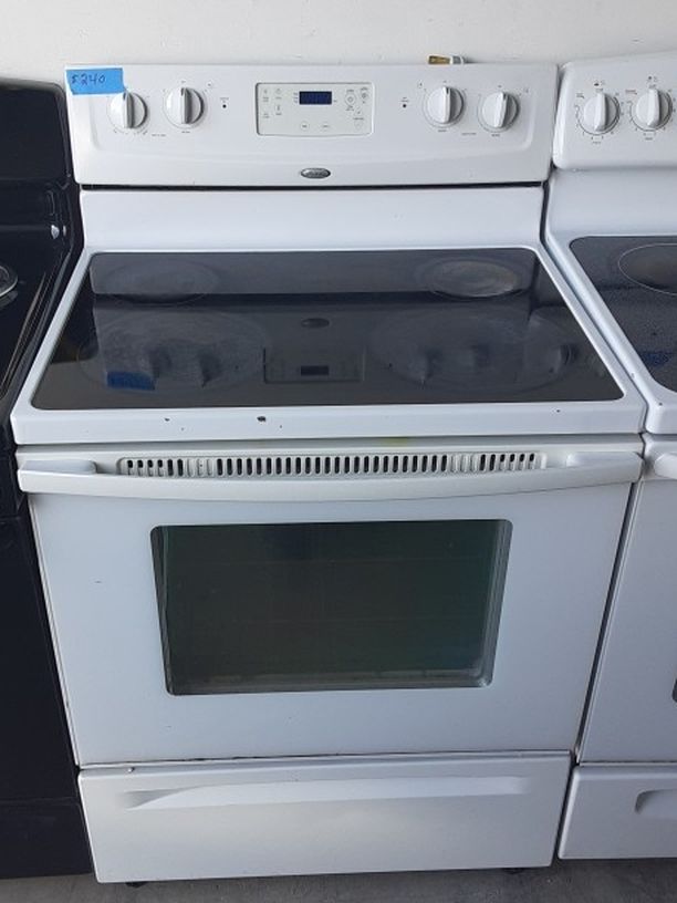 Whirlpool Glass top Electric Stove