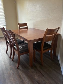 Table and chairs