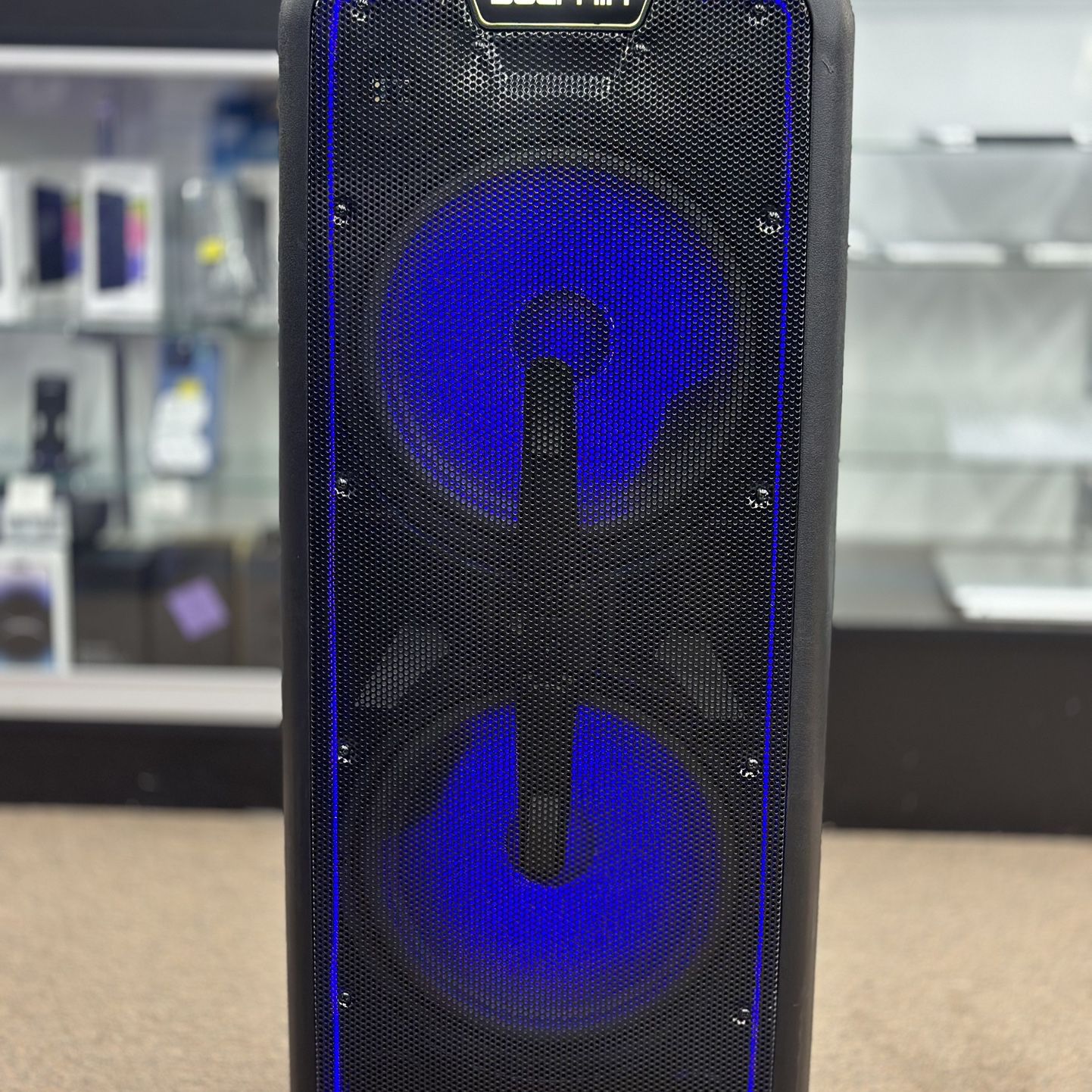 Give Mom the world: Dual 12’’ Bluetooth Party Speaker With Neon LED Lights